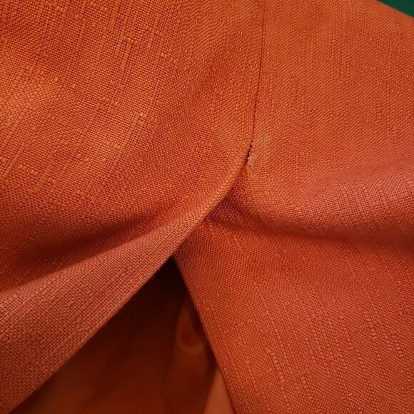 Vintage Kasper ASL Secretary Shift Red Dress 10 - Picture 10 of 12